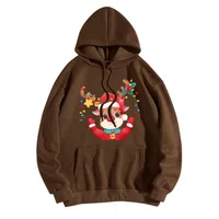 Preppy Style Printing Cotton Blend Hooded Long Sleeve Regular Sleeve 3d Print Hoodie main image 2