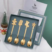 Christmas Cute Cartoon Stainless Steel Festival Tableware 1 Set main image 4