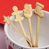 Christmas Cute Cartoon Stainless Steel Festival Tableware 1 Set main image 1