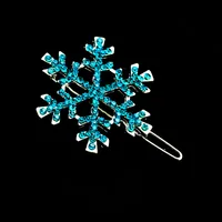 Fashion Snowflake Alloy Inlay Rhinestones Hair Combs 1 Piece main image 2