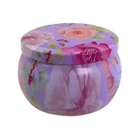 Fashion Plant Tinplate Candle Jar 1 Piece sku image 22