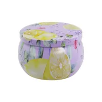 Fashion Plant Tinplate Candle Jar 1 Piece sku image 24