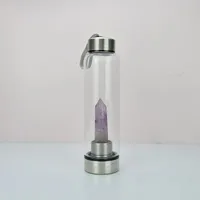 Hexagonal Crystal Energy Glass Water Cup Magic Wand Spa Cup Wholesale Logo sku image 10