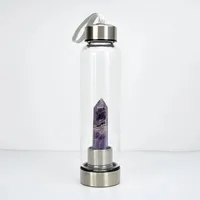 Hexagonal Crystal Energy Glass Water Cup Magic Wand Spa Cup Wholesale Logo sku image 9