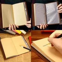 Creative Letter Imitation Leather Stationery Travel Journal Book Notebook main image 2