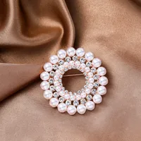 Elegant Heart Shape Flower Butterfly Imitation Pearl Alloy Rhinestone Women's Brooches sku image 3