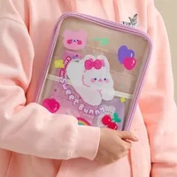 Girls Summer Cartoon Transparent Pvc 11 Inch Ipad Tablet Bag main image 2