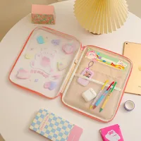 Girls Summer Cartoon Transparent Pvc 11 Inch Ipad Tablet Bag main image 4