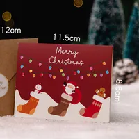 Christmas Christmas Tree Snowman Paper Party Card sku image 6