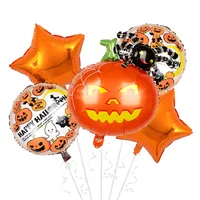 Halloween Pumpkin Bat Skull Aluminum Film Party Balloons main image 2