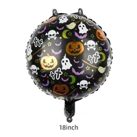 Halloween Pumpkin Bat Skull Aluminum Film Party Balloons sku image 8