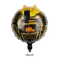 Halloween Pumpkin Bat Skull Aluminum Film Party Balloons sku image 11