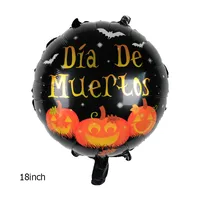 Halloween Pumpkin Bat Skull Aluminum Film Party Balloons sku image 7