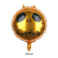 Halloween Pumpkin Bat Skull Aluminum Film Party Balloons sku image 13