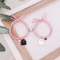 Fashion Cartoon Character Mixed Materials Plating Unisex Bracelets sku image 4