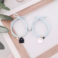 Fashion Cartoon Character Mixed Materials Plating Unisex Bracelets sku image 2