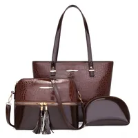 Women's Large All Seasons Pu Leather Fashion Bag Sets main image 3