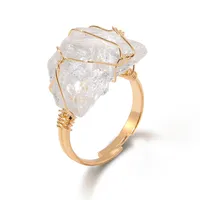 Fashion Irregular Crystal Rings 1 Piece sku image 5