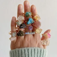 Fashion Irregular Crystal Rings 1 Piece main image 3