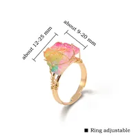 Fashion Irregular Crystal Rings 1 Piece main image 5