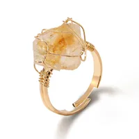 Fashion Irregular Crystal Rings 1 Piece sku image 4