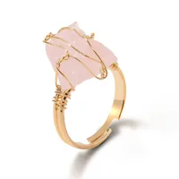 Fashion Irregular Crystal Rings 1 Piece sku image 8