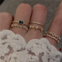 1 Piece Sweet Star Metal Plating Metal Zircon Women's Open Ring main image 2