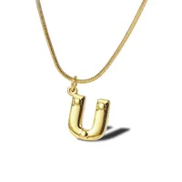 304 Stainless Steel 18K Gold Plated Simple Style Commute Plating Letter sku image 21