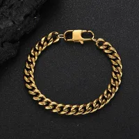 Hip-hop Rock Punk Geometric Stainless Steel Plating Men's Bracelets sku image 9