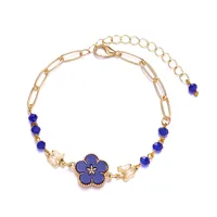 Sweet Flower Alloy Plating Women's Bracelets sku image 3