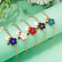 Sweet Flower Alloy Plating Women's Bracelets main image 1