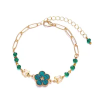 Sweet Flower Alloy Plating Women's Bracelets sku image 5