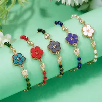 Sweet Flower Alloy Plating Women's Bracelets main image 5