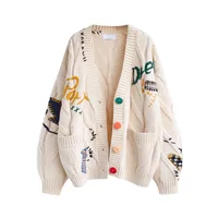 Women's Sweater Long Sleeve Sweaters & Cardigans Embroidery Casual Embroidery main image 5