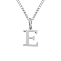 Stainless Steel Titanium Steel Simple Style Classic Style Plating Letter Pendant Necklace sku image 4