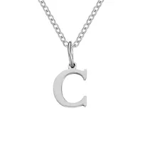 Stainless Steel Titanium Steel Simple Style Classic Style Plating Letter Pendant Necklace sku image 25