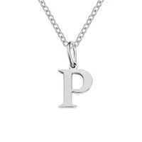 Stainless Steel Titanium Steel Simple Style Classic Style Plating Letter Pendant Necklace sku image 12