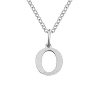 Stainless Steel Titanium Steel Simple Style Classic Style Plating Letter Pendant Necklace sku image 11