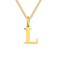 Stainless Steel Titanium Steel Simple Style Classic Style Plating Letter Pendant Necklace sku image 48