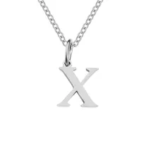 Stainless Steel Titanium Steel Simple Style Classic Style Plating Letter Pendant Necklace sku image 20