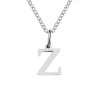 Stainless Steel Titanium Steel Simple Style Classic Style Plating Letter Pendant Necklace sku image 22