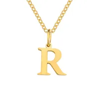 Stainless Steel Titanium Steel Simple Style Classic Style Plating Letter Pendant Necklace sku image 59