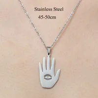 201 Stainless Steel Simple Style Polishing Plating Star Moon Mushroom Pendant Necklace sku image 12