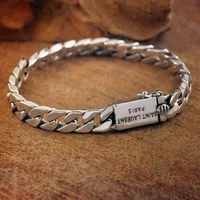 Retro Punk Letter Copper Plating Men's Bracelets sku image 1