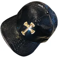 Unisex Punk Cross Dollar Skull Rhinestone Baseball Cap main image 2