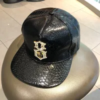 Unisex Punk Cross Dollar Skull Rhinestone Baseball Cap sku image 16