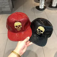 Unisex Punk Cross Dollar Skull Rhinestone Baseball Cap main image 5