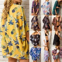 Women's Streetwear Flower Printing Cover Ups main image 5