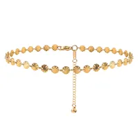 Simple Style Flower Titanium Steel Plating 18k Gold Plated Women's Anklet main image 4