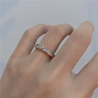 1 Piece Sweet Star Metal Plating Metal Zircon Women's Open Ring sku image 13